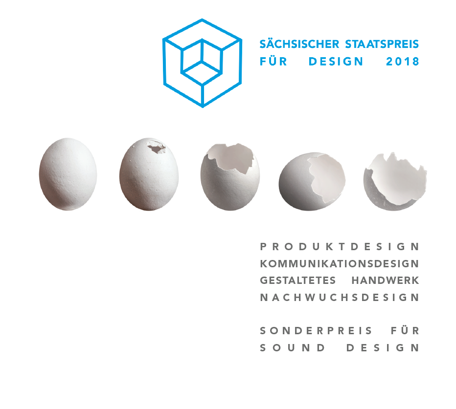 Auslobung Sächsischer Staatspreis für Design 2018
